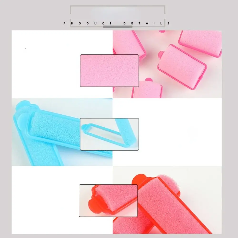 الحلاق ألوان عشوائية تويست تجعيد الشعر أداة DIY تجعيد الشعر صالون الإسفنج وسادة من الفوم بكرات الشعر بكرو الشعر تصفيف الشعر عدة #5