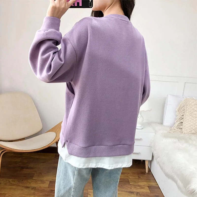 Spring and Autumn Breastfeeding Clothes Sweatshirt For Pregnant Women Nursing Mothers Hoodies Pregnancy Clothes Maternity Clothe