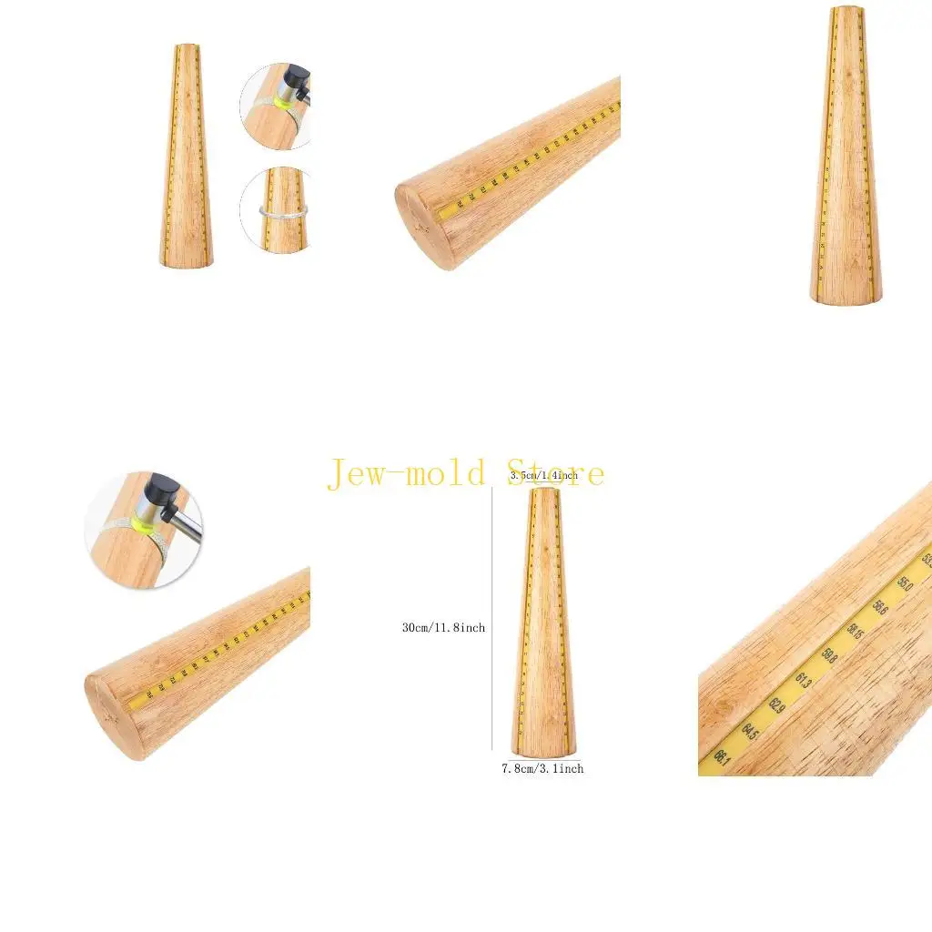 

C71B Bracelet Mandrel With Scale Bracelet Sizing Bangle Mandrel Wire Wrapping Tool