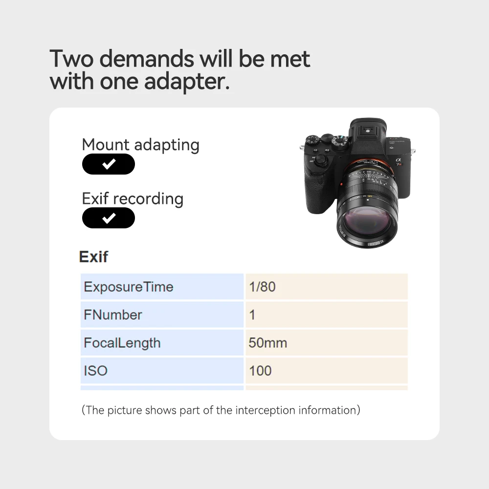 TTAartisan محول العدسة حلقة ME-6BIT II M-E جبل APS-C عدسة الإطار الكامل ل A7III A7R A9 ZVE1 ZVE10 Fx30 A6400 ملحقات الكاميرا