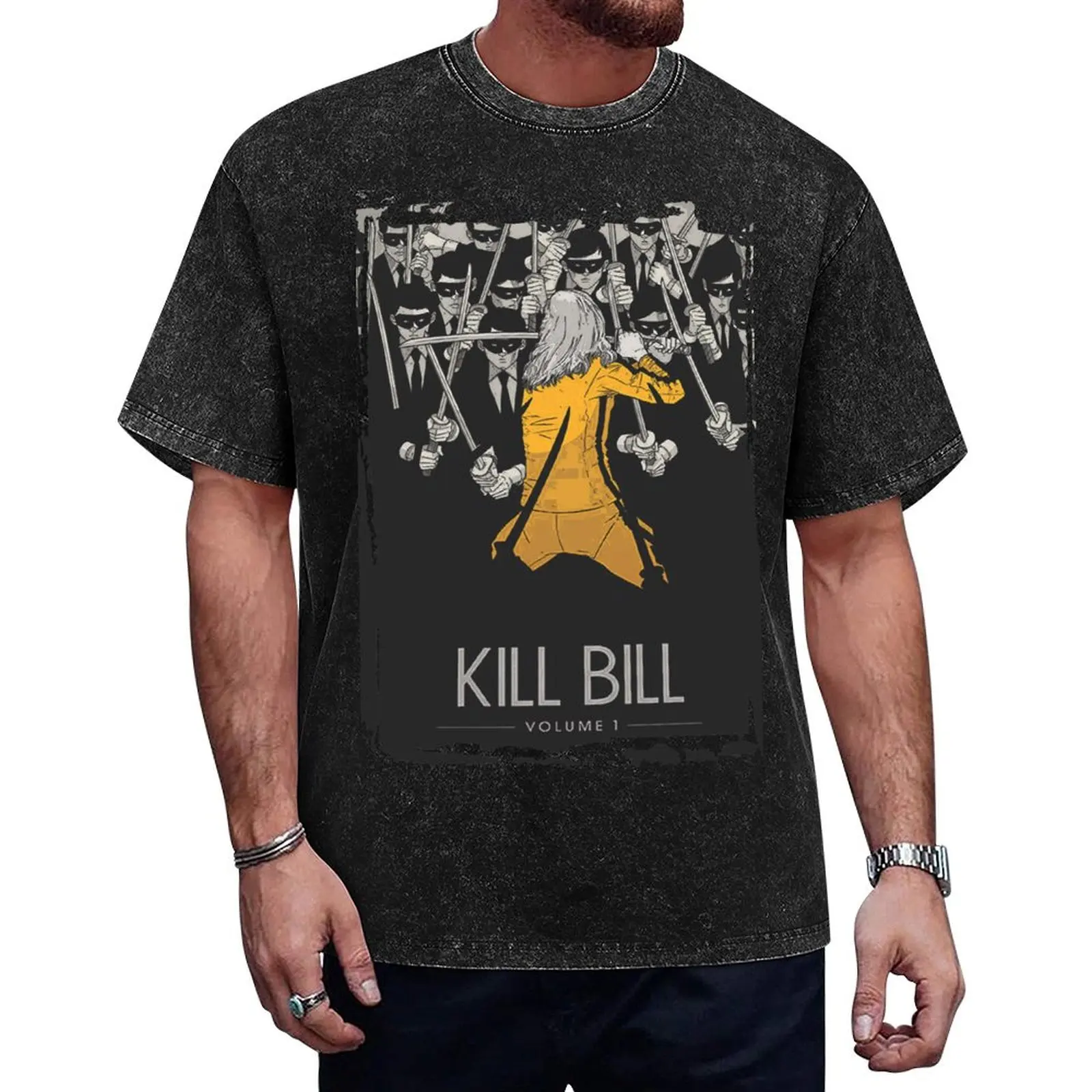 

Kill Bill T-Shirt vintage graphic tee anime figures Men's cotton t-shirt