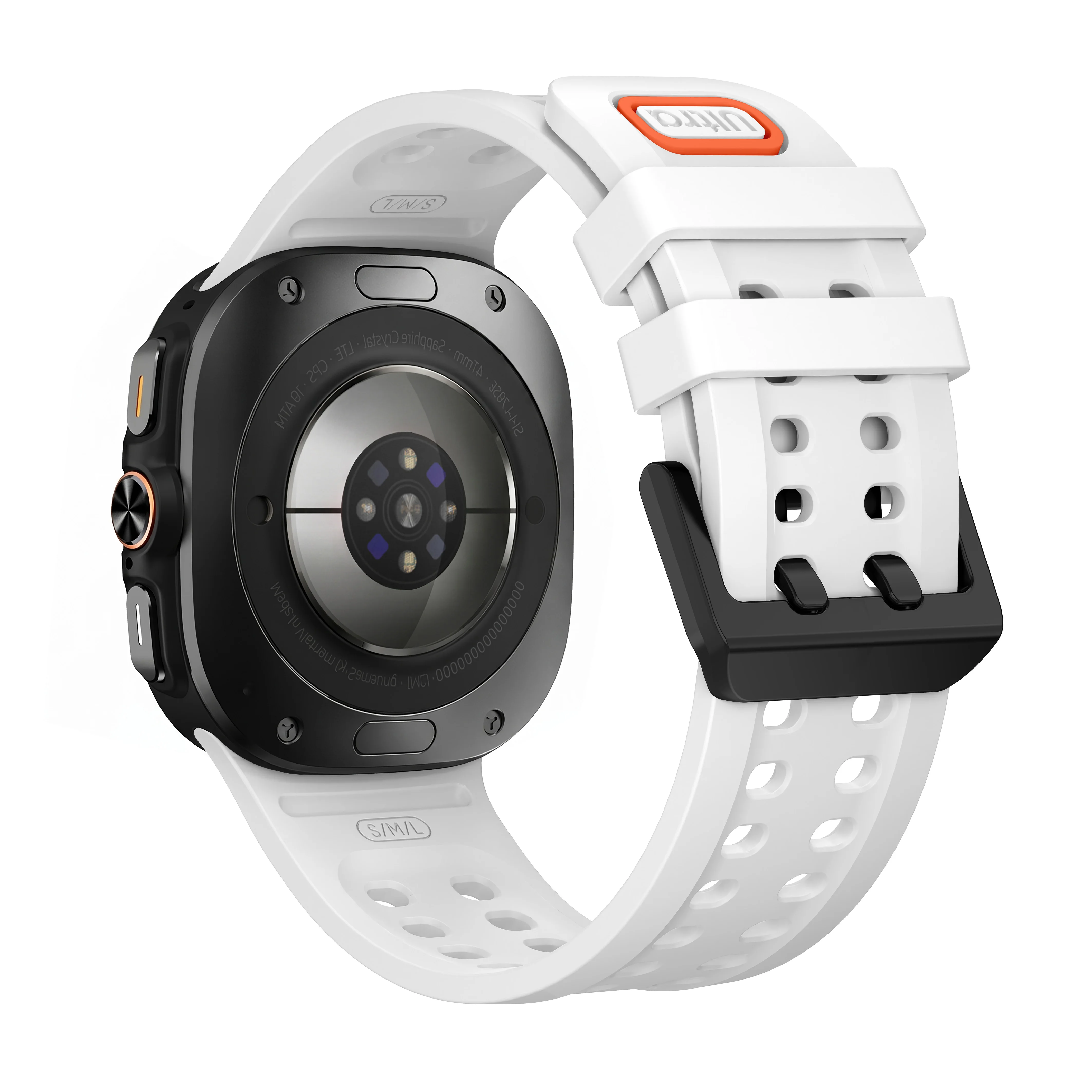 Original 1:1 Silikonarmband für Samsung Galaxy Watch Ultra 2 Armband 47mm Sport Ersatzarmband Correa Galaxy Watch 2026 Ultra – Detail 2