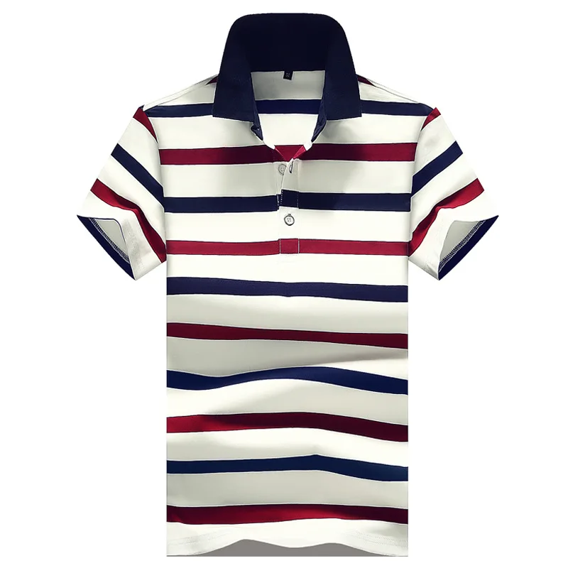 High-quality Summer Man Cotton Lapel POLO Shirt Business Casual Hot Stamping Short-sleeved T-shirt Men Golf Accessories