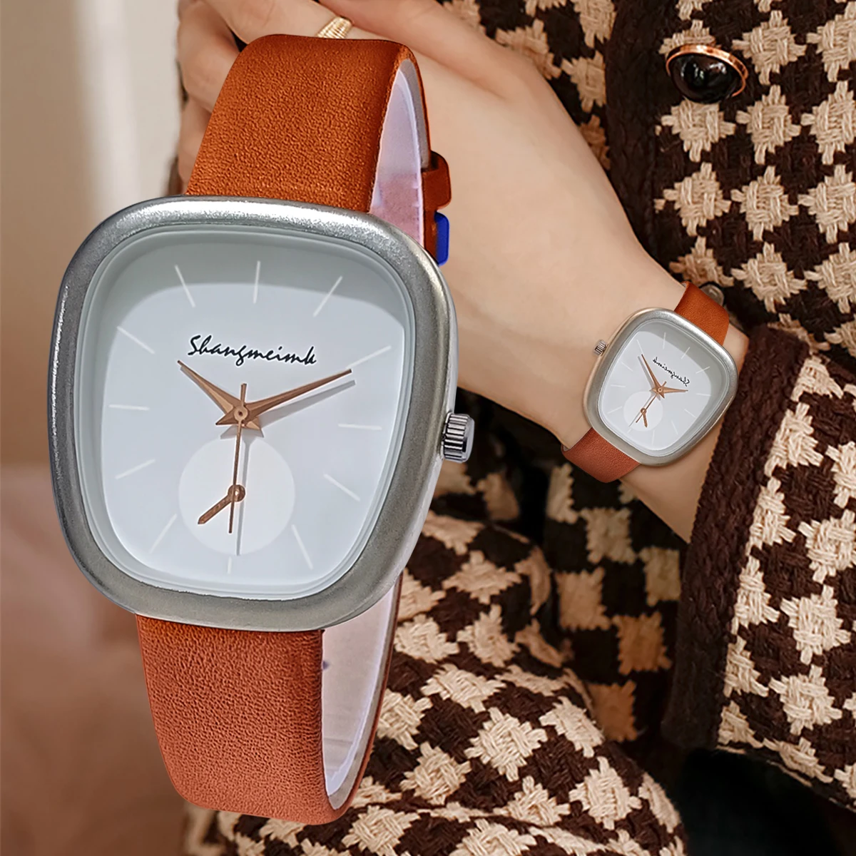 Casual Women\'s Watch Leather Strap Wristwatch Women Quartz Watches Clock Female Watch Gift Reloj Mujer relogio feminino