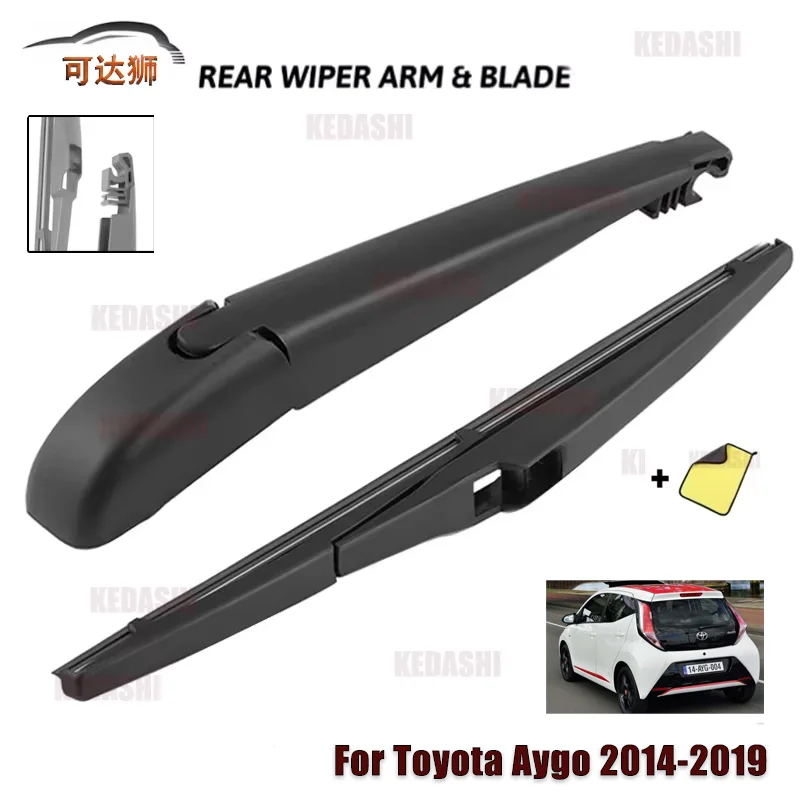 

12" Rear Wiper Arm Blade For Toyota Aygo MK2 2015 2016 2017 2018 2019 Clean Car Windscreen Back Wiper Arm Blade Assem