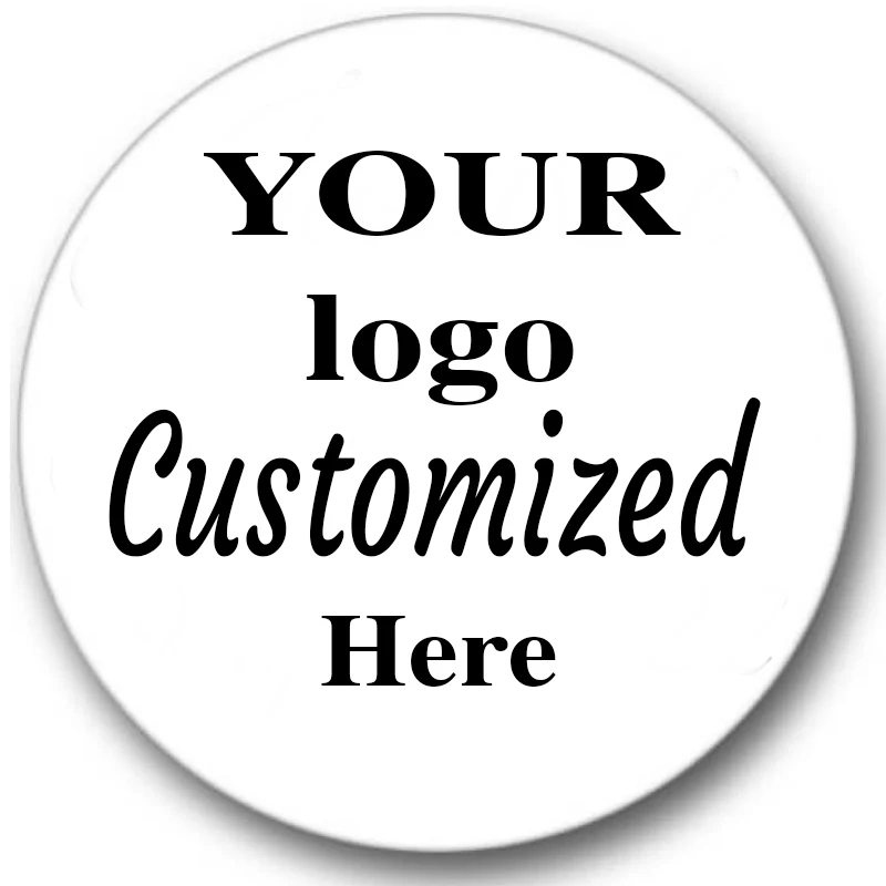 3-20CM Personalized company LOGO and custom logo Wedding Birthday Baptism Design your own sticker Custom adhesive