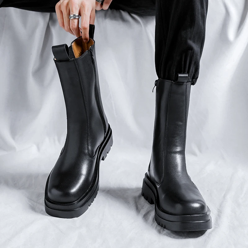 men-luxury-fashion-high-chimney-boots-black-trend-original-leather-shoes-platform-motorcycle-boot-handsome-long-chelsea-botas
