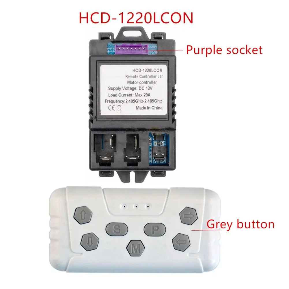 

HCD-1220LCON Electric Vehicle Remote Control Receiver DC12V Max 20A Electric Vehicle Remote Control Receiver Communication Parts