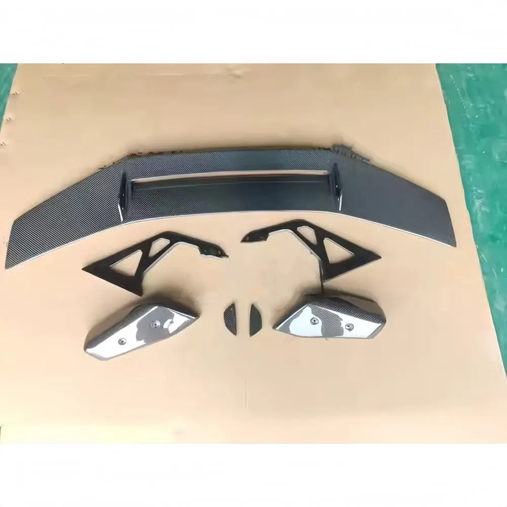 A-style Dry Carbon Fiber Rear Spoiler Wings with Lock Screw for 2015-2019 for M2 M3 M4 Body Component Upgrades