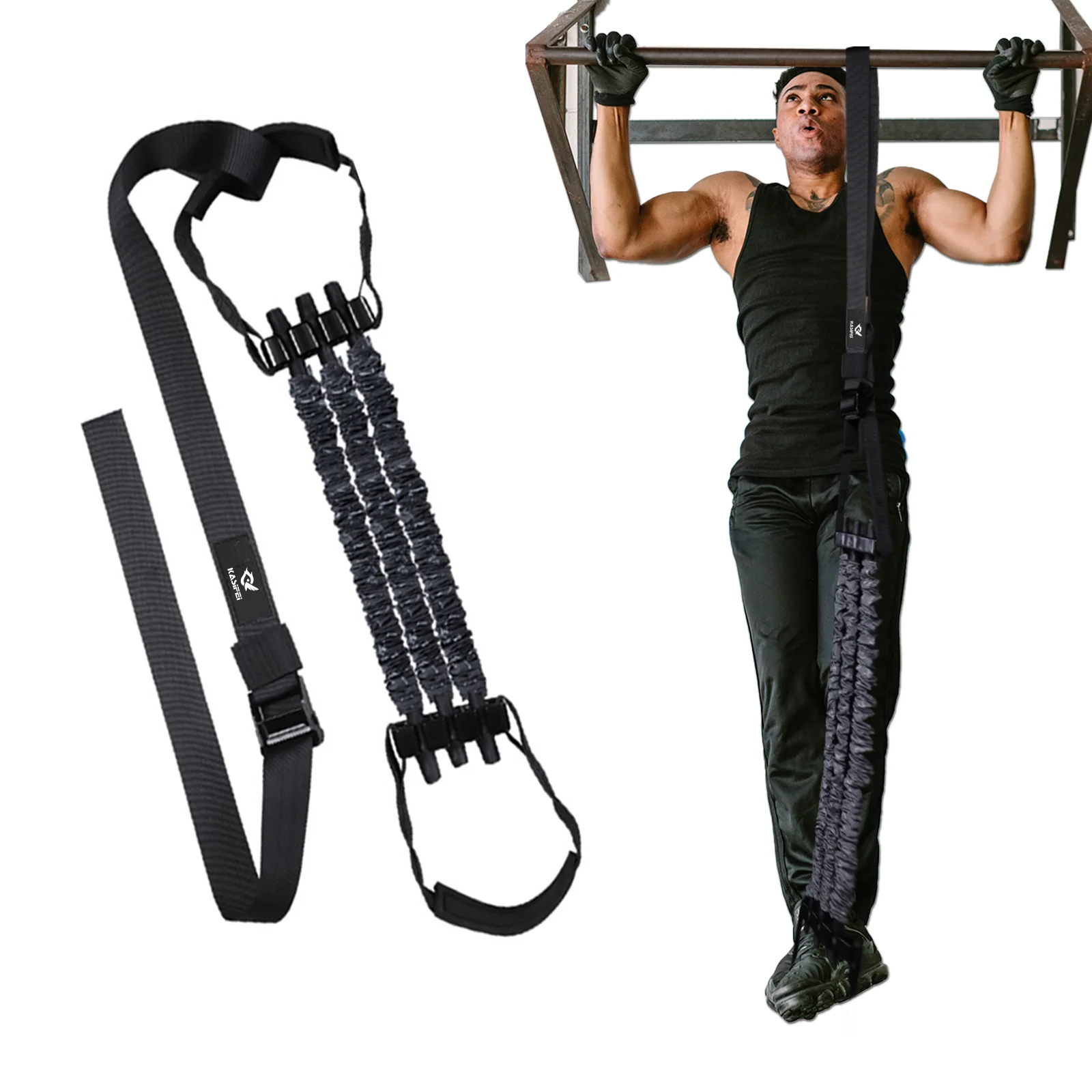 Pull-up Assist Band Elastic Chin Up Assistance Resistance Bands Home Gym Horizontal Bar Hanging Belt Arm Muscle Training