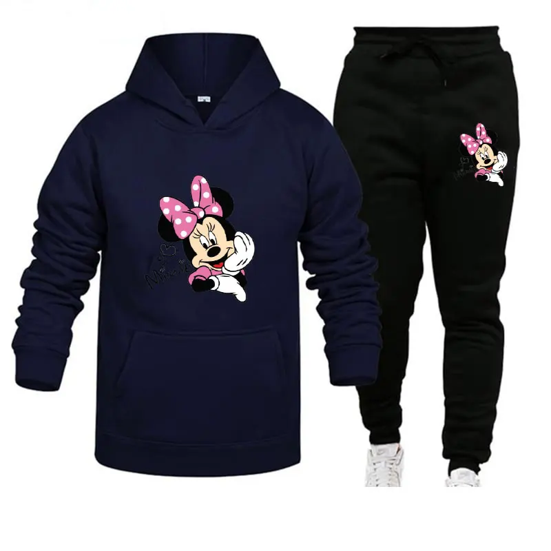 ディズニー ミッキー レディース セット アウトドア ホットセール 欧米ブランド 秋冬 プリント メンズ パーカー スウェットセット