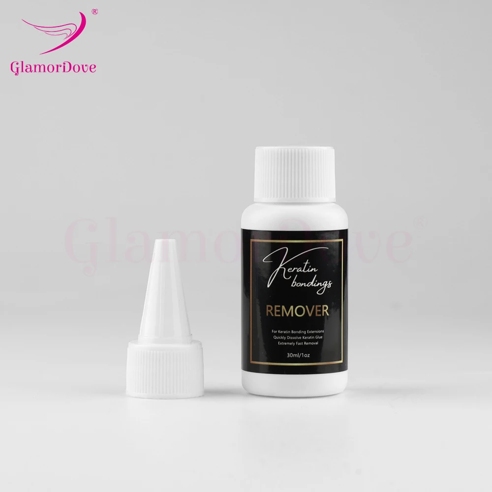 30ml płyn do usuwania kleju keratynowego do skutecznego czyszczenia usuwanie silne przedłużanie włosów środek do usuwania kleju rozwiązanie do usuwania kleju do włosów — zdjęcie 3