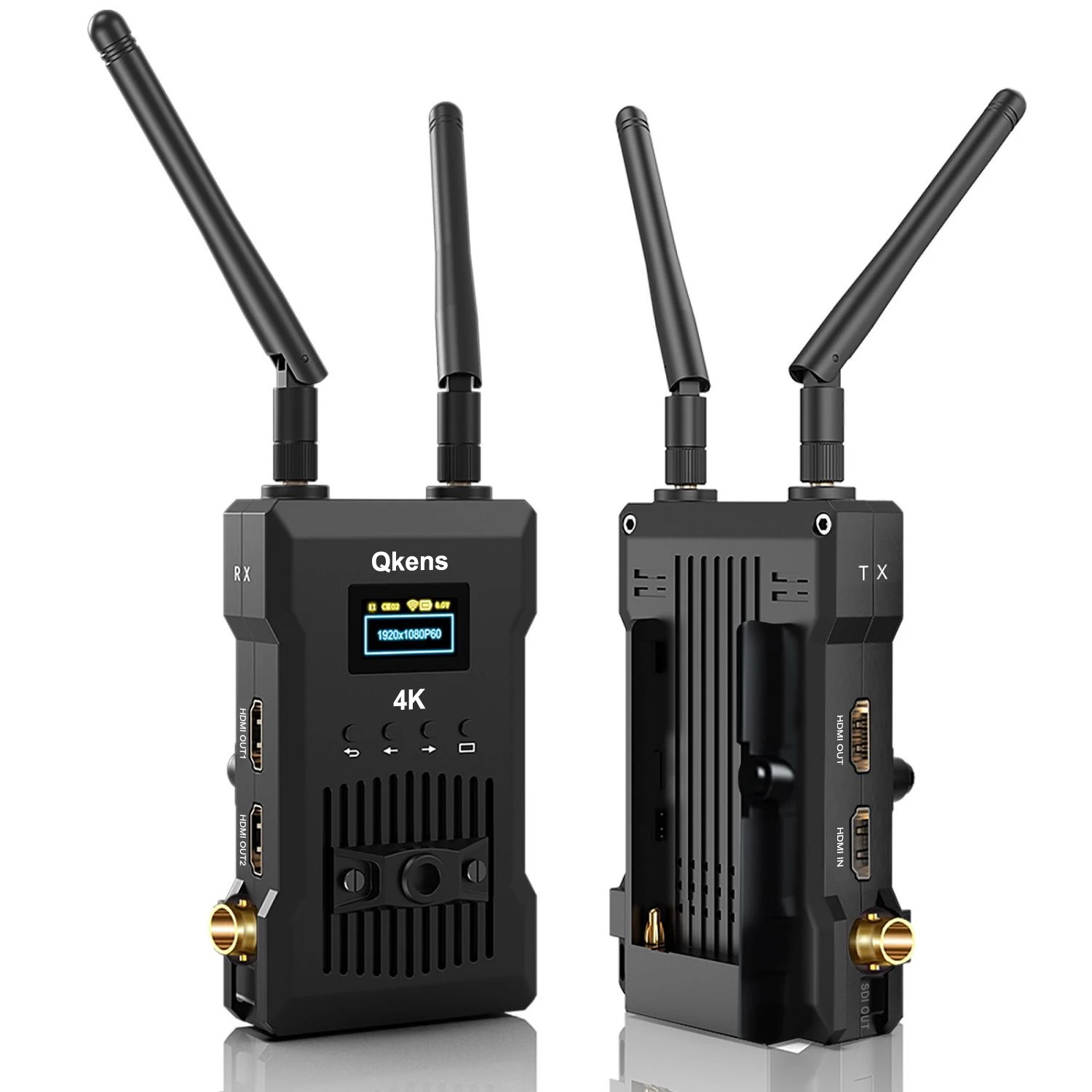 4K Wireless Video Transmission System HDMI SDI Transmitter and Receiver Extender 250M 1080p60 UVC Laptop Camera Live Streaming