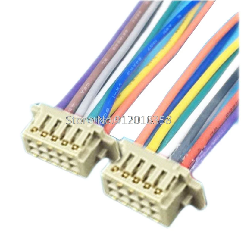 

28AWG 300MM DF13 1.25mm Hirose DF13 DF13-10DS-1.25C DF13-20DS-1.25C DF13-30DS-1.25C Wire Harness double head customization made