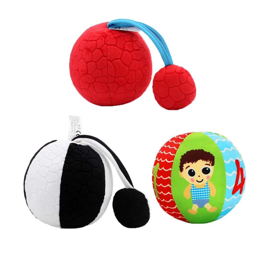 

10 X10cm Chasing The Ball Player to Catch Educational Toy Colorful Early Learning Baby Grasping Vision Training