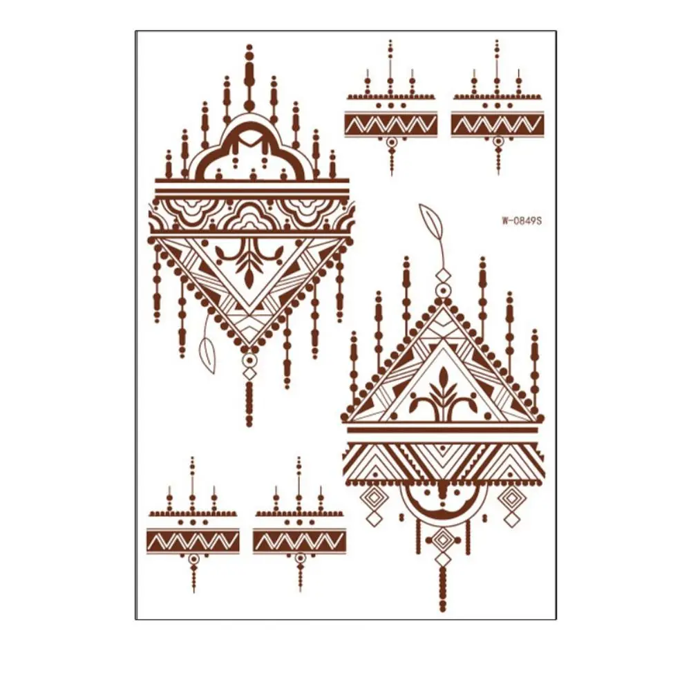 

Stickers Wedding Tool Snake Butterfly Lace Henna Tattoo Stickers Body Art Sticker Water Transfer Decals Temporary Tattoo