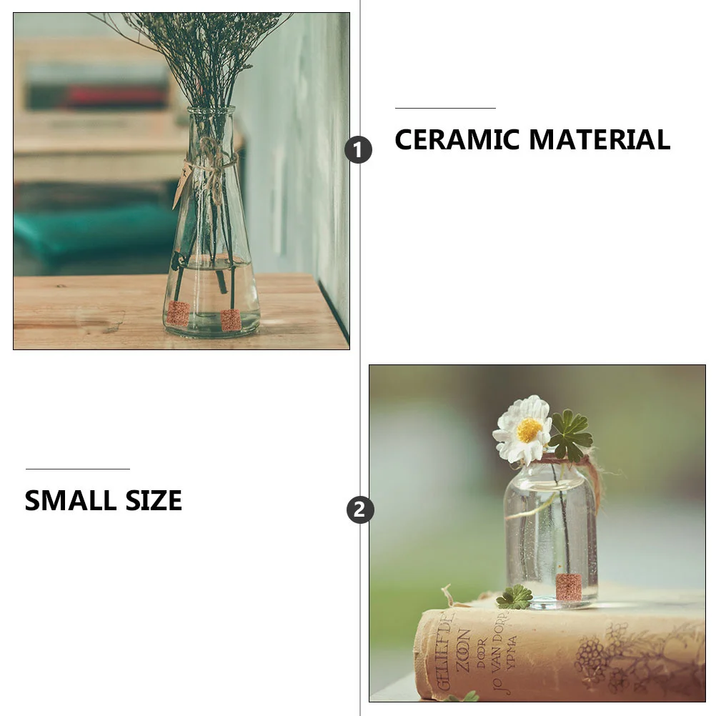 

10Pcs Aquarium Filter Rings Ceramic Bio Media Rings Fish Tank Supplies Nitrifying Culture Bed -Up