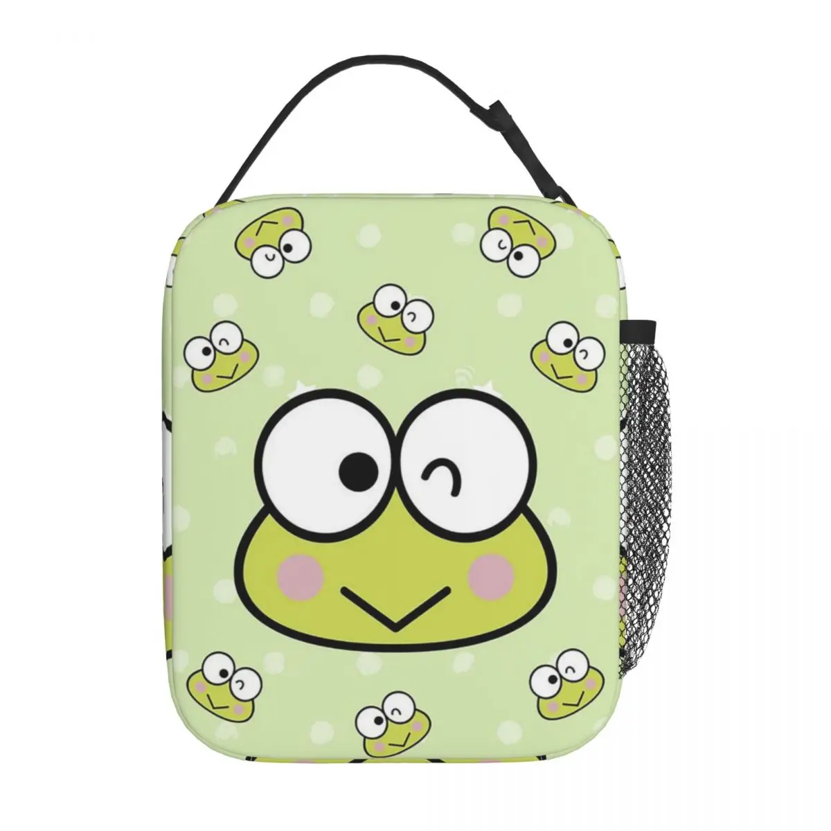 Scatole da pranzo portatili personalizzate Kawaii Keroppi per le donne borsa termica per il pranzo isolata per alimenti a tenuta stagna studente per