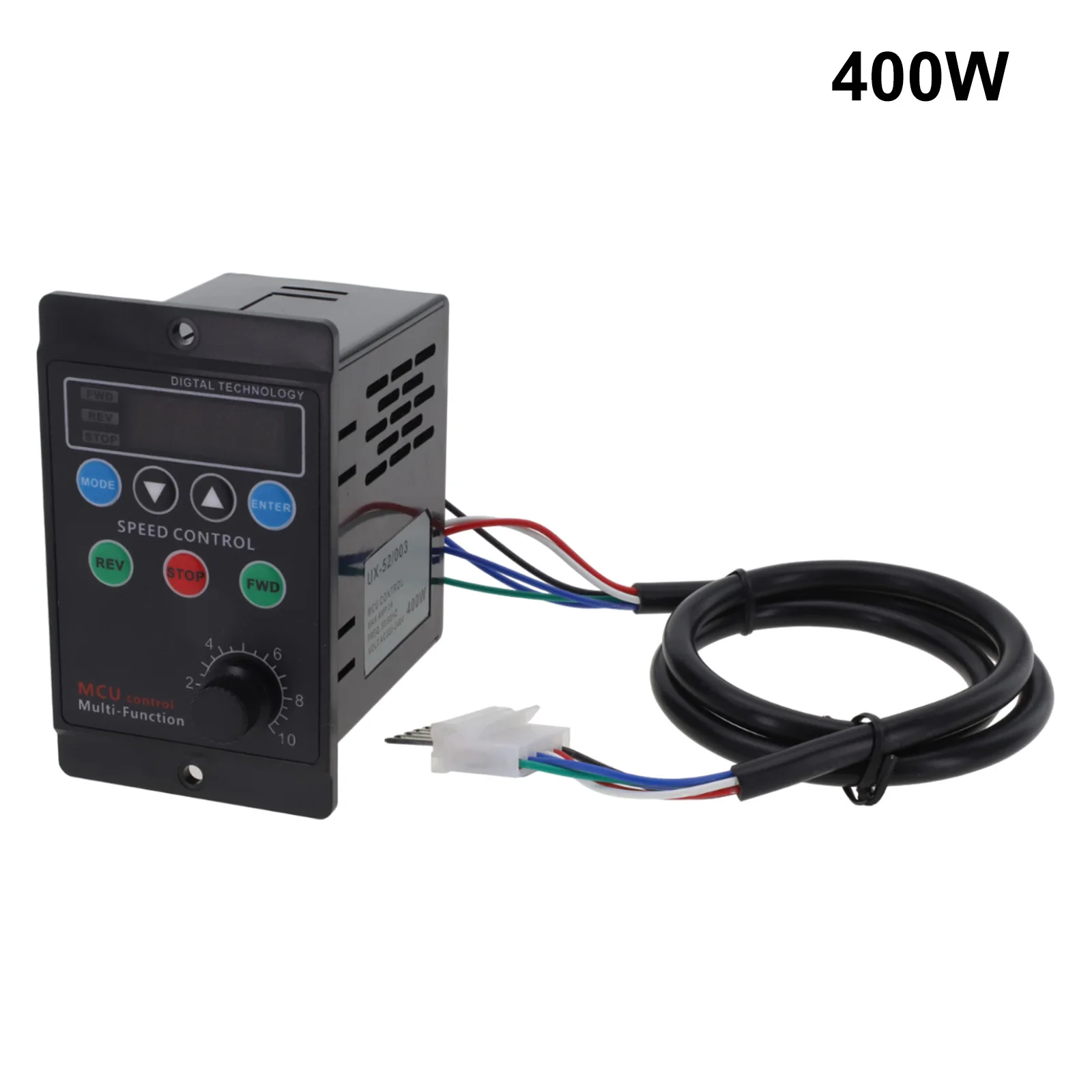 UX-52/003 400W Motor Velocity Controller AC220V Multi-function Digital Velocity Governor 400W Power Tool Velocity Regulator