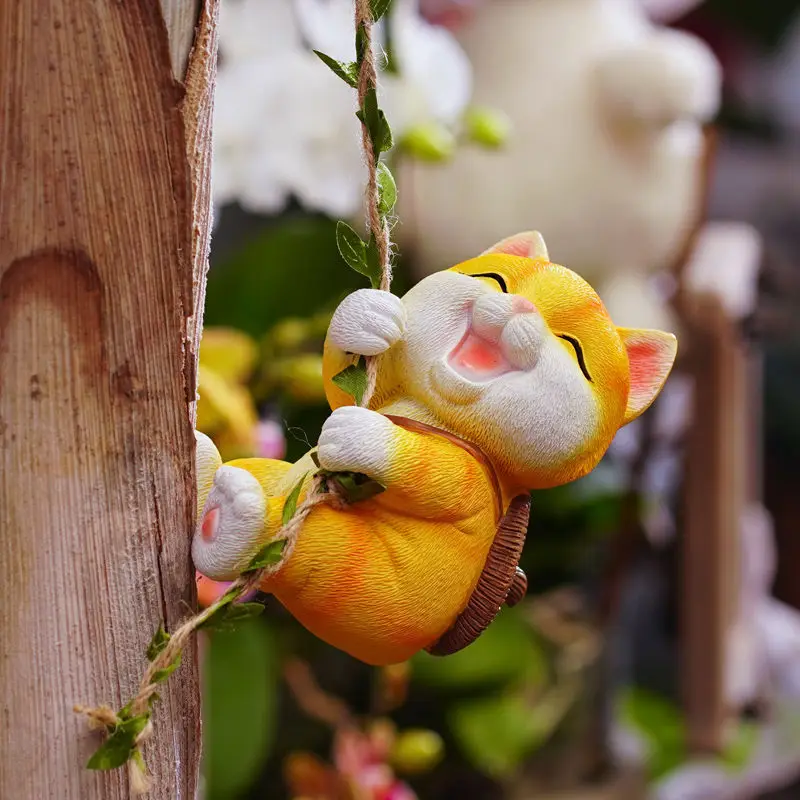 

Outdoor gardening supplies, courtyard balcony garden outdoor decoration pendants, cartoon animal garden decoration