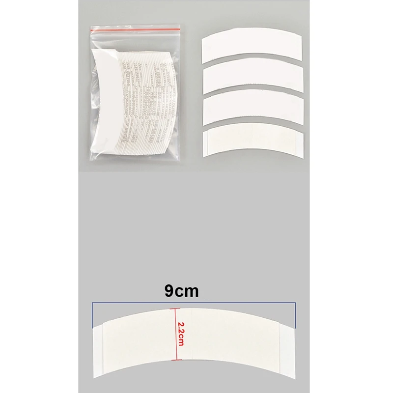 แถบเทปติดวิกผมติดกาวสองหน้า72ชิ้น/ล็อตสำหรับติดฟิล์มวิกผม
