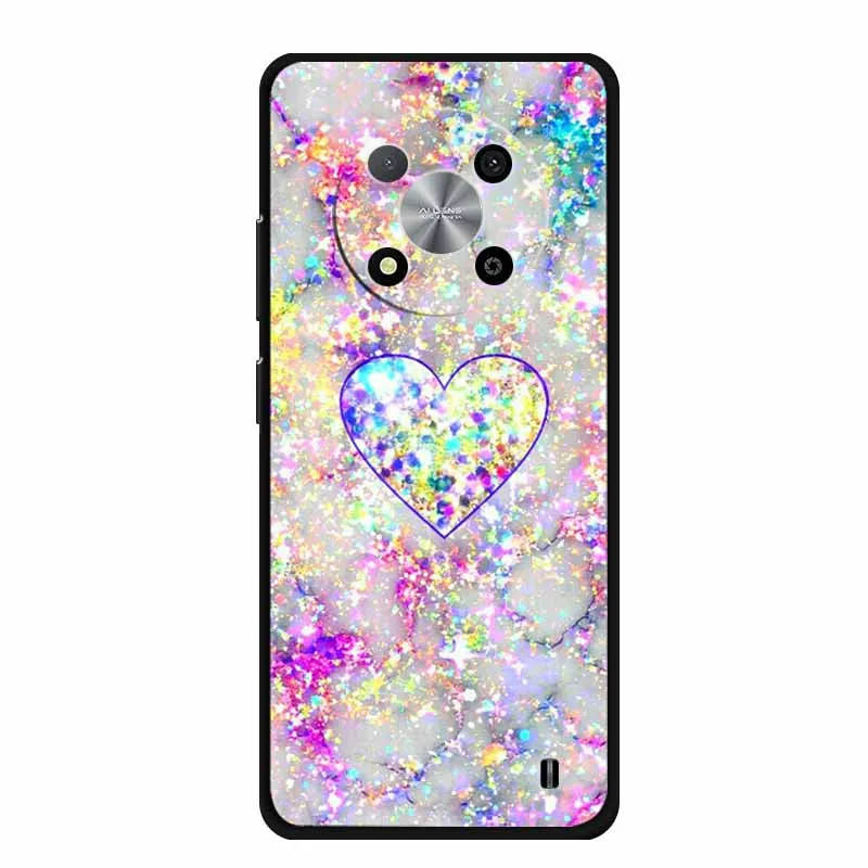 Case For ZTE Blade A73 5G Luxury Soft Silicone TPU Phone Cover For ZTE Blade A73 5G 7160N Cartoon Protective Flowers New Fundas