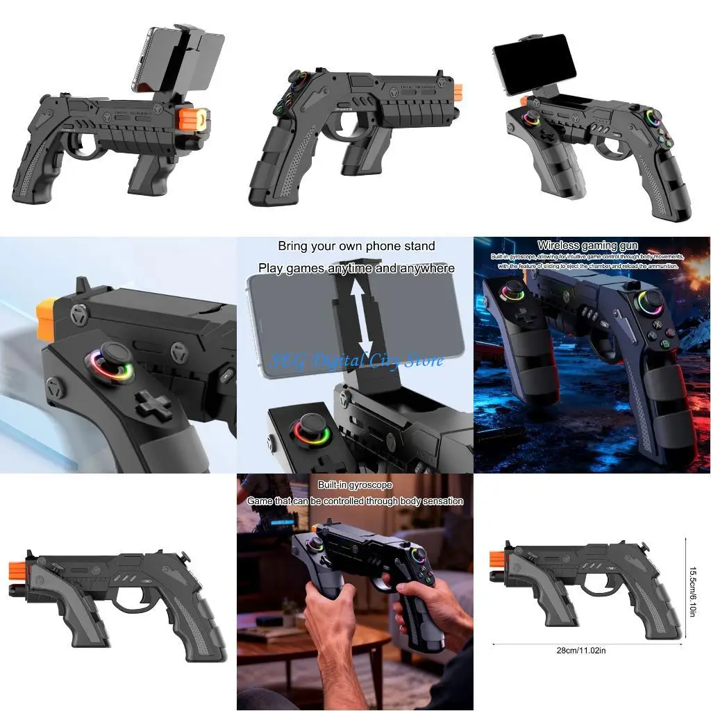 

U75B Controller Guns Stock Mount Shootings Game Handle For Shootings Game