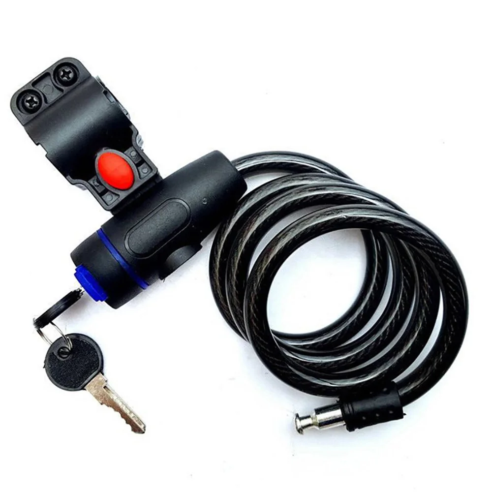 

Theft Spiral Steel Cable Universal Protective Bicycle Lock Stainless Steel Cable Coil Bicycle Accessories Bike Lock