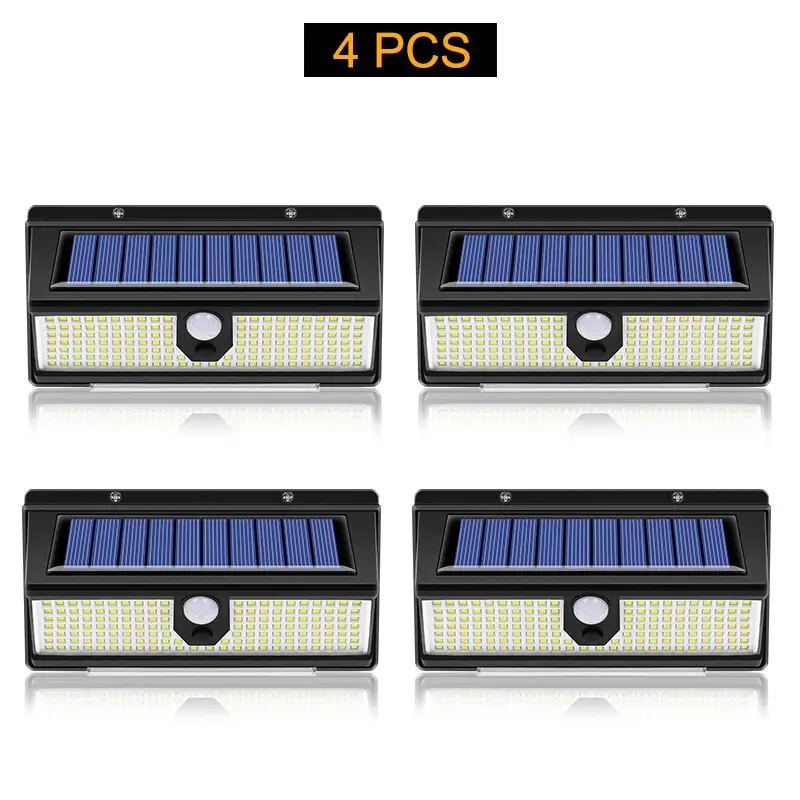 190led Solar Led Light Outdoor Garden Decoration Wall Lamp With 4 Mode IP65 Waterproof Solar Motion Sensor Light For Yard Door - Image 7