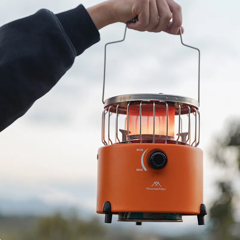 Acampamento ao ar livre multifuncional aquecedor fogão mountainhiker portátil de aço inoxidável pequeno forno 2000w fogão de luz de alta potência