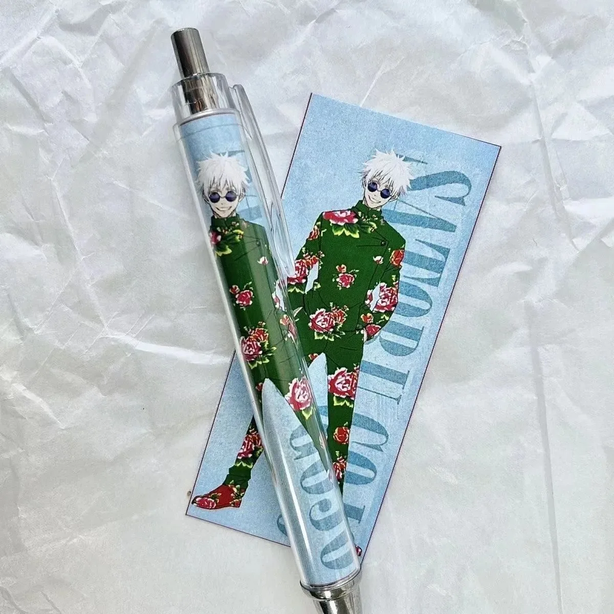 Wu Tiao Wu Xia Youjie 동북 Dahua 코트 롤 종이 펜 프레스 펜 학생 문구