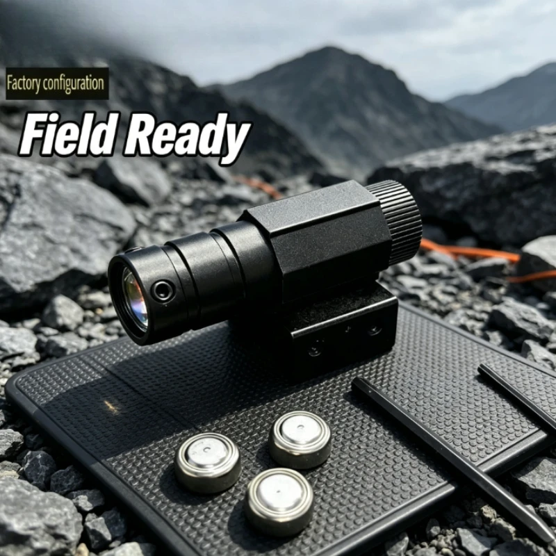 11mm 20mm Rail Compatible 805 Mini Red Dot Laser, Tunable Red Pointer Gear for Outdoor Role‑play Simulation Hobby Events