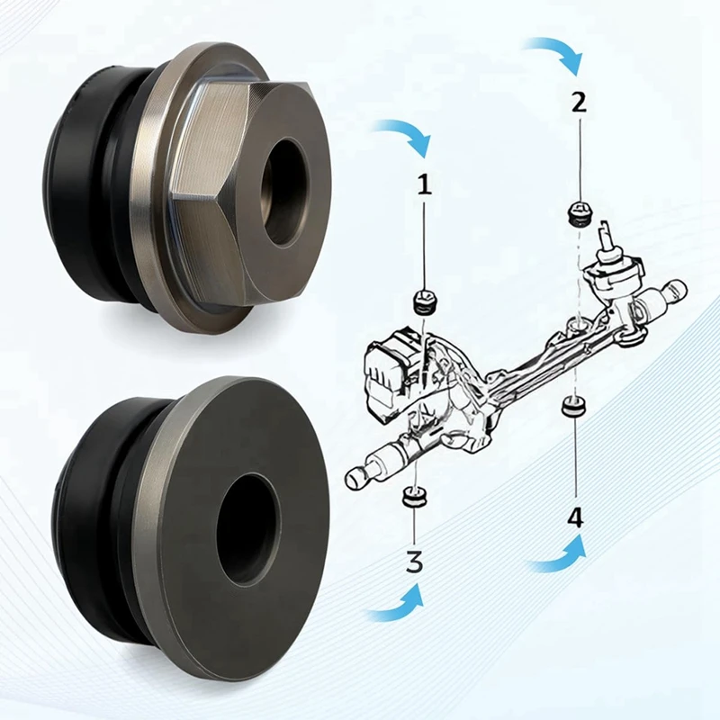 Super Sale 4PCS Rack & Pinion Bushings Kit for Ford Explorer 2010-2015 AA5Z-3C716-A AA5Z-3C716-B AA5Z3C716B