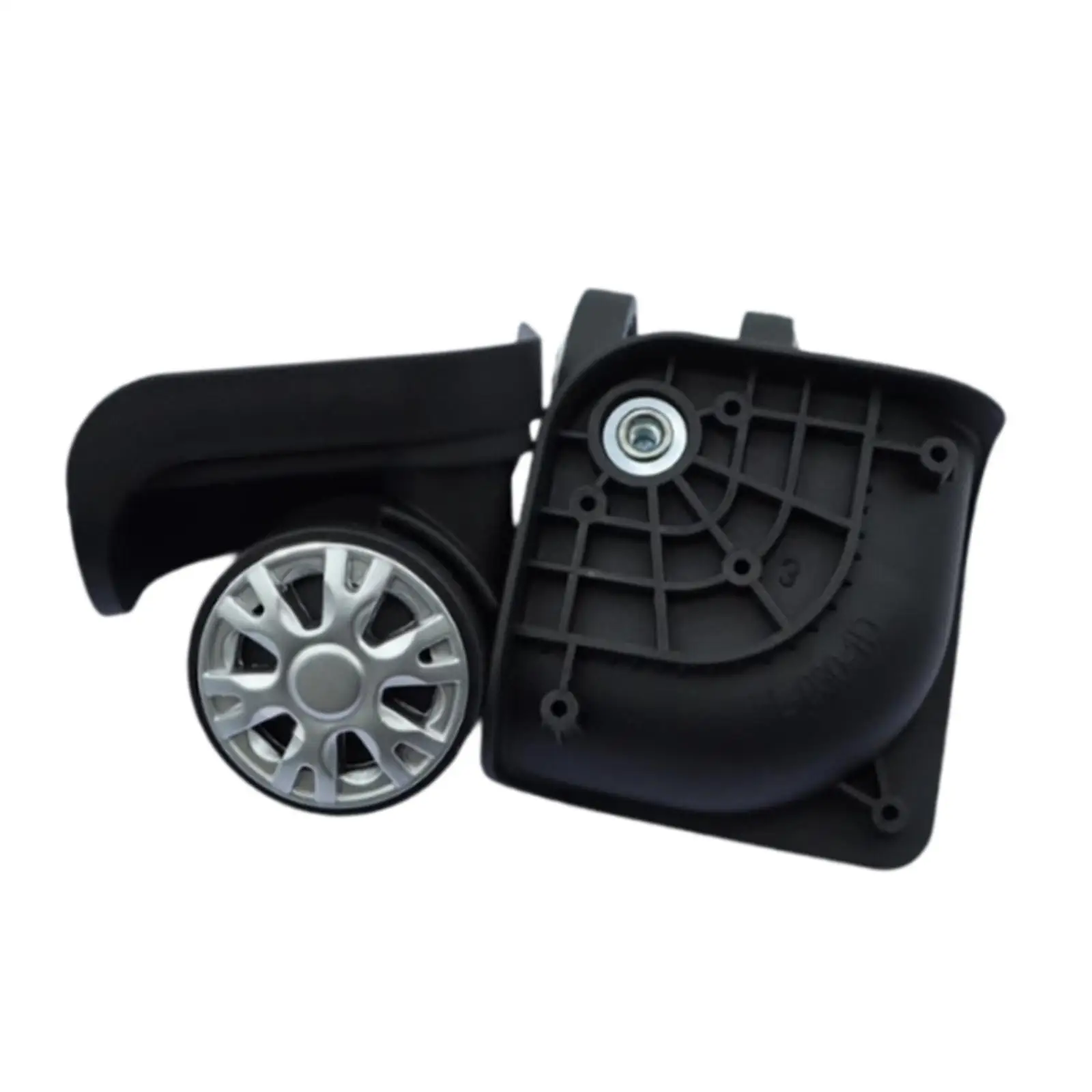 

Luggage Replacement Wheels Repair Parts Easily Install Double Row Quiet for Luggage Box Luggages Trolleys Shopping Carts Bags
