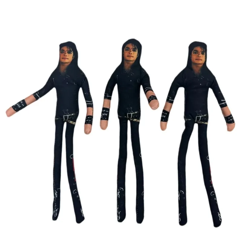 1-6 Pieces Michael Jackson Articulated Plush Doll for Cosplay Room Decor Gift Collectible Figure Toy