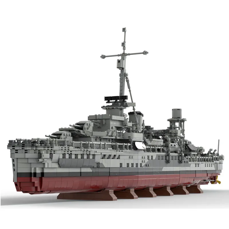 City MOC-270270 Ocean Navigation Large Patrol Ship Building Block Model, 3479 Parts, Adult Birthday and Christmas Toy Gift