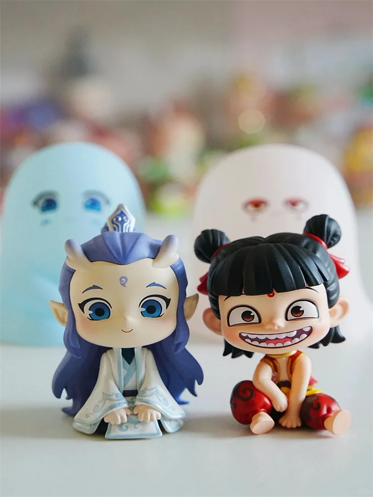 Genuino Nezha 2 Conquers Il Re Drago Born Bonds Serie Nuova Scatola Cieca Giocattoli Del Fumetto Ne Zha Ao Bing Anime Figure Regalo A Sorpresa