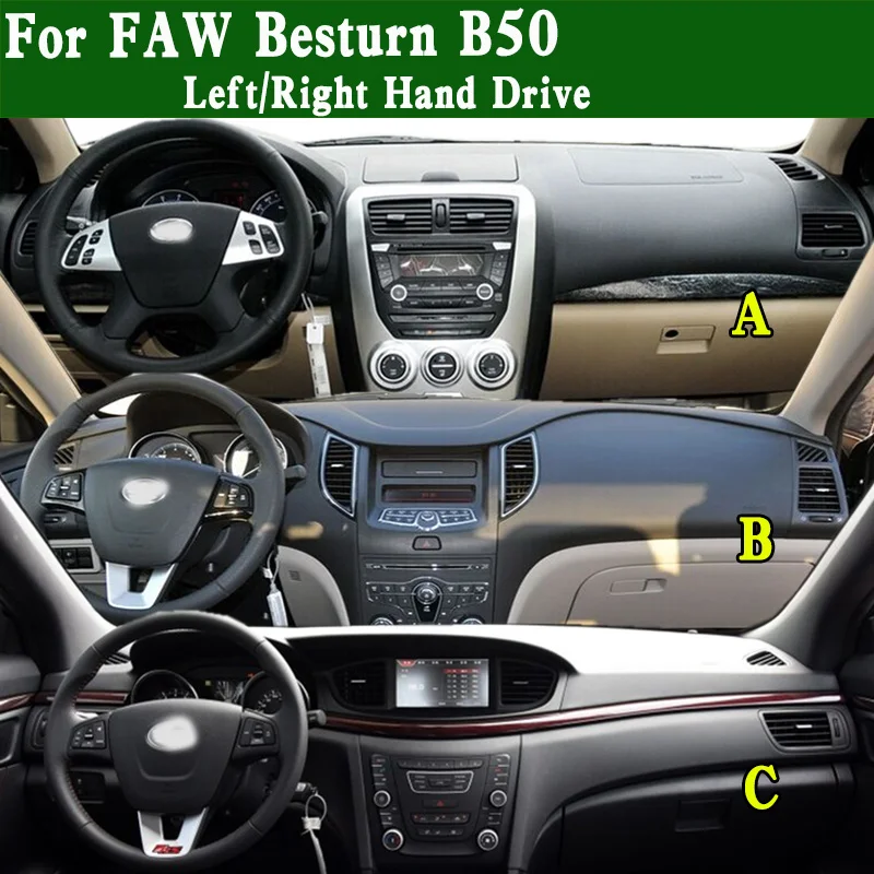 For FAW Besturn B50 Car-Styling Dashmat Dashboard Cover Instrument Panel Insulation Sunscreen Protective Pad Ornaments