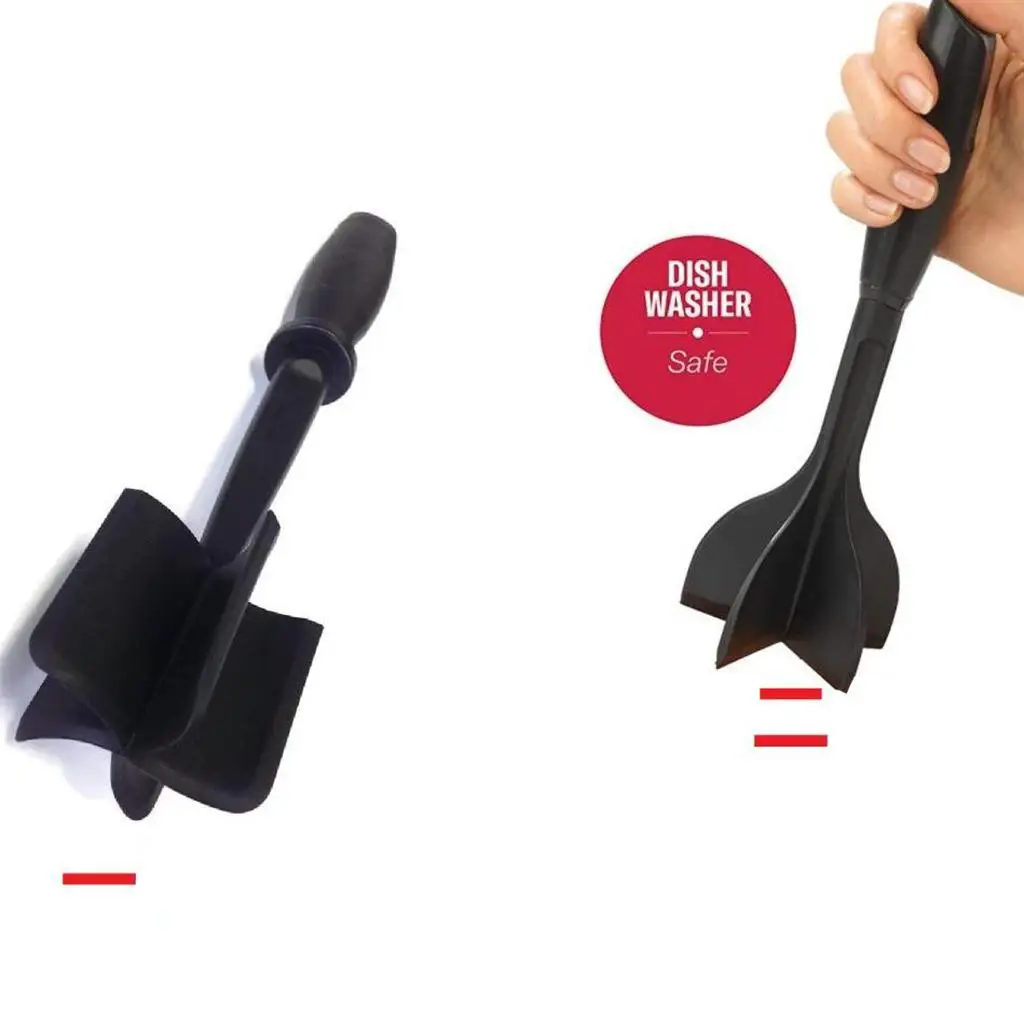 5 Curve Ground Beef Masher Heat Resistant Meat Masher Hamburger Meat Ground Beef Potatoes Hamburger Chopper Utensil