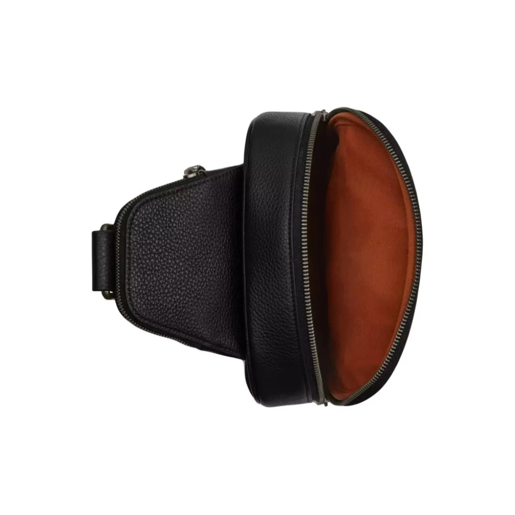 COACH ETHAN Canvas With Synthetic Leather Sling Bag Small Men's Brown & Black CZ394-QBXAH view 4