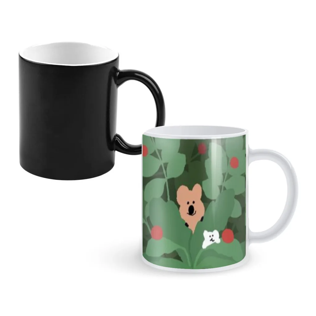 

Cartoon koala d-dinotaeng Color Changing Mug Sensitive Ceramic coffee Tea Mugs Cup best gift for friends