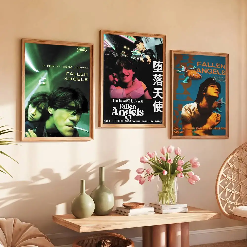 Film Fallen Angels Wong Kar Wai Poster Prints Self Adhesive Home Suitable for Living Room Decor Decoration Wall