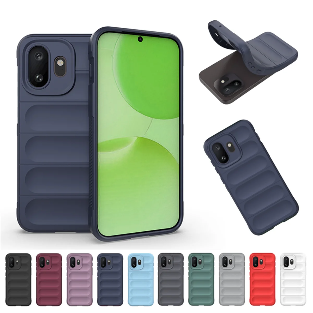 Stoßfeste Handyhülle für OnePlus 15R 15T Hülle Anti-Schock Weiche Silikon-Rückabdeckung OnePlus 15T Hülle für OnePlus Turbo6 Funda
