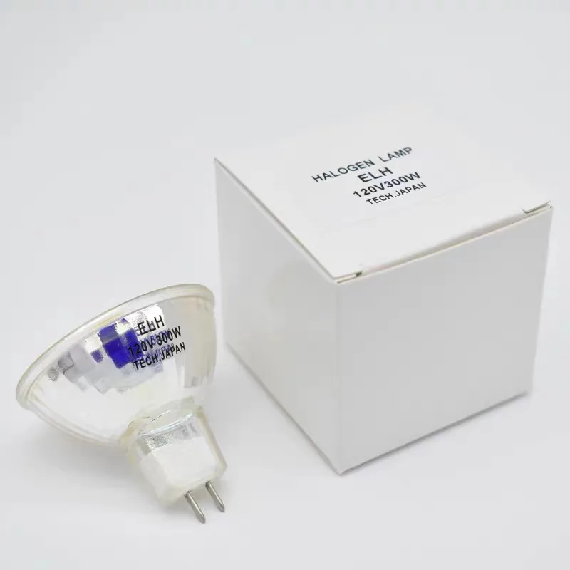 ELH 120V300W Halogen Cup Lamp Photography Photo Enlarger Slide Projector Halogen Tungsten Cup Bulb 120V