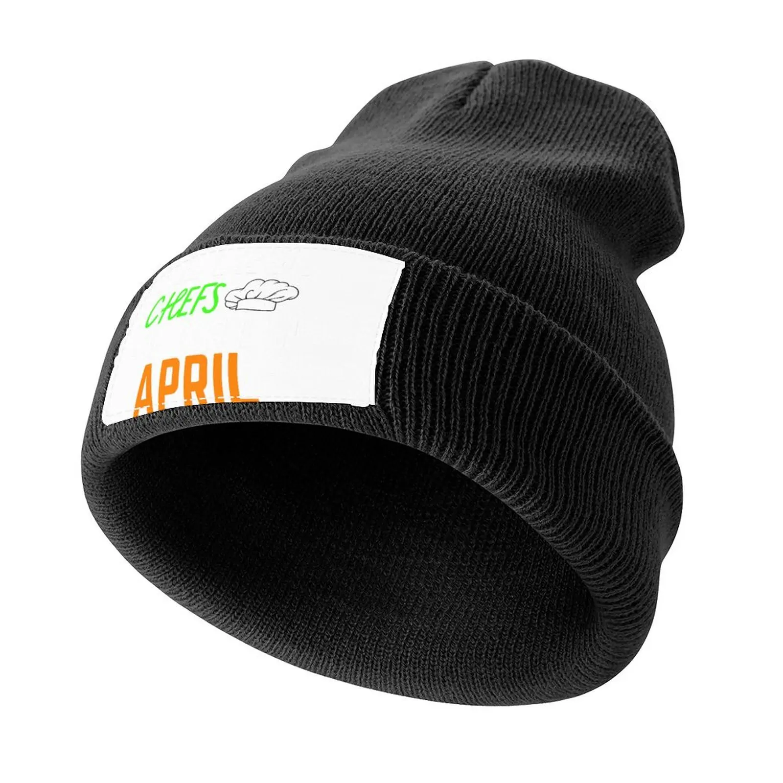 

The best chefs are born in april Knitted Cap hard hat New In The Hat Luxury Hat Hip Hop Caps Male Women's