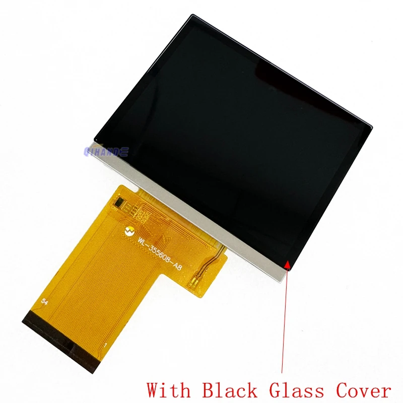 3.5inch For ANBERNIC RG35XXH RG35XX H Mini Retro Handheld Game Console System Game Player LCD Screen Display with Glass Cover