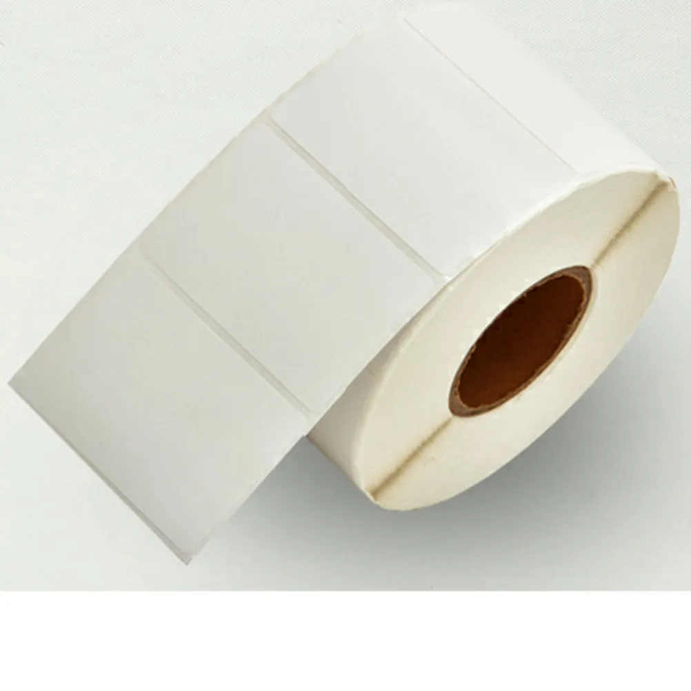 1000 pcs Barcode Label Sticker White Direct Thermal Printable Self Adhesive Roll For Shipping Address File Cd Labeling Folder