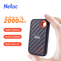 Netac NVME SSD 1tb External Hard Drive SSD 2tb M.2 SSD NVME 500gb 250gb Portbale External hd Solid State Disk for Laptop