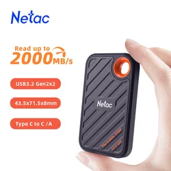 Netac-disco duro externo NVME para ordenador portátil, unidad de estado sólido hd portátil de 1tb, 2tb, 500gb, 250gb