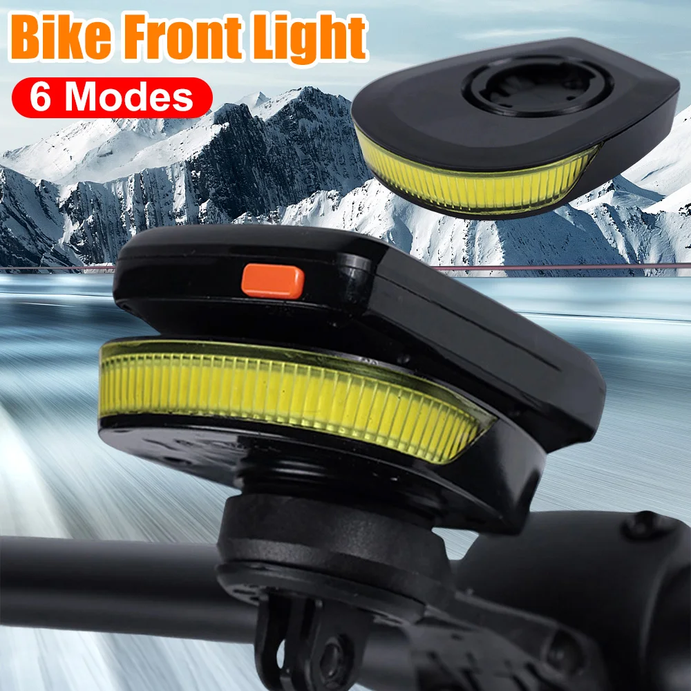 

Bike Headlight Bicycle Front Light Bike Light Daytime Safety Night illumination USB-C Rechargeable 6 Modes LED Bike Front Light